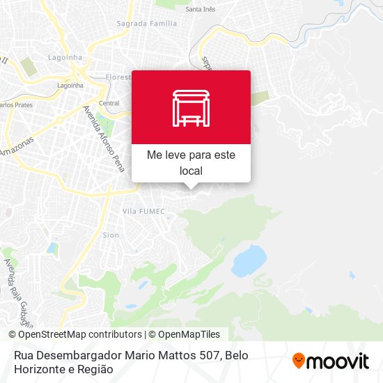 Rua Desembargador Mario Mattos 507 mapa