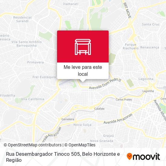 Rua Desembargador Tinoco 505 mapa