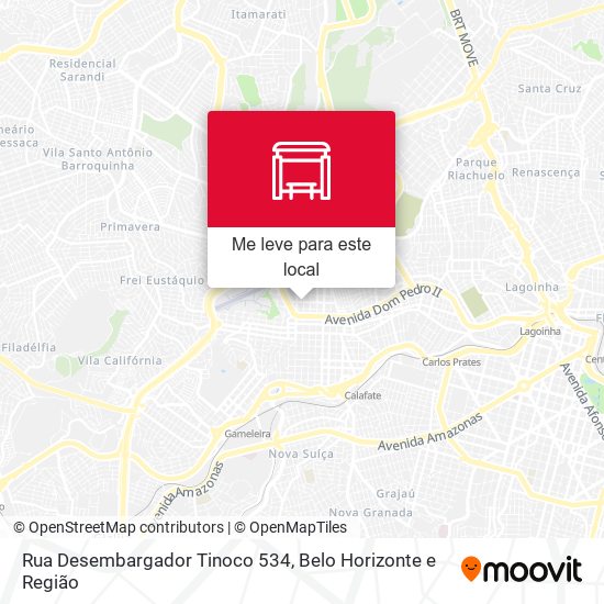 Rua Desembargador Tinoco 534 mapa