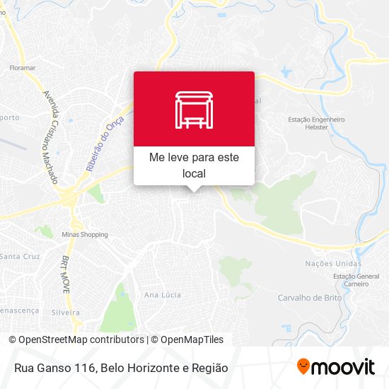 Rua Ganso 116 mapa
