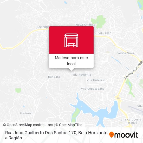 Rua Joao Gualberto Dos Santos 170 mapa
