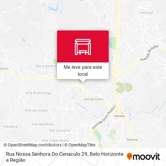 Rua Nossa Senhora Do Cenaculo 29 mapa