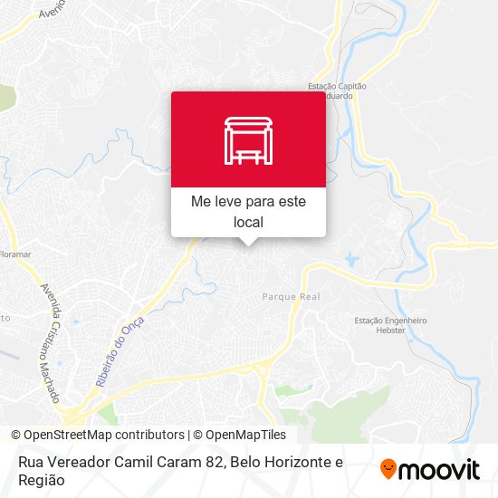 Rua Vereador Camil Caram 82 mapa