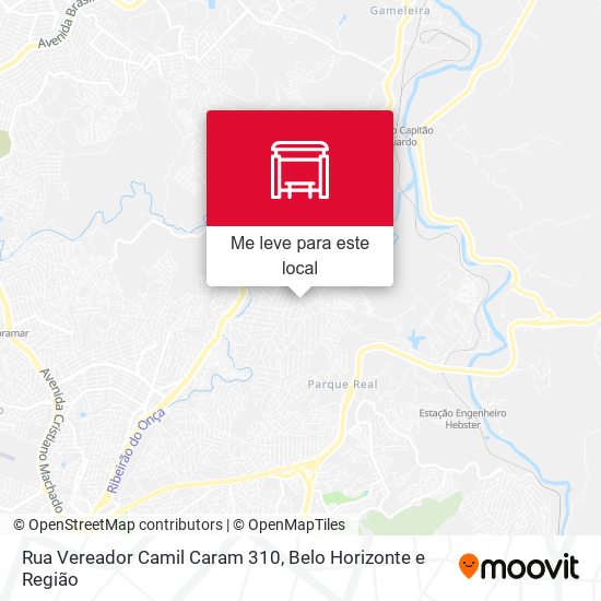 Rua Vereador Camil Caram 310 mapa