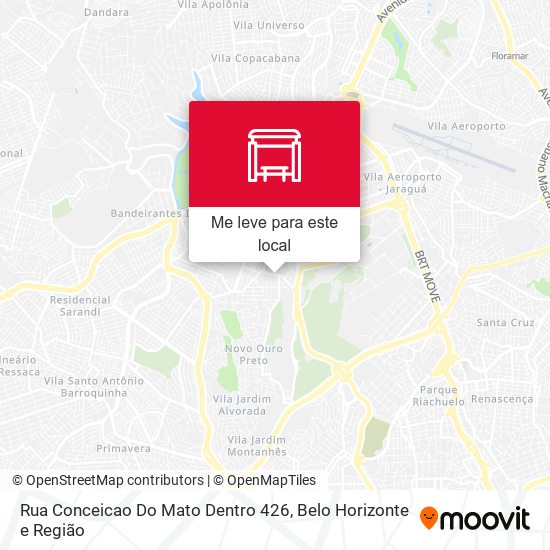 Rua Conceicao Do Mato Dentro 426 mapa
