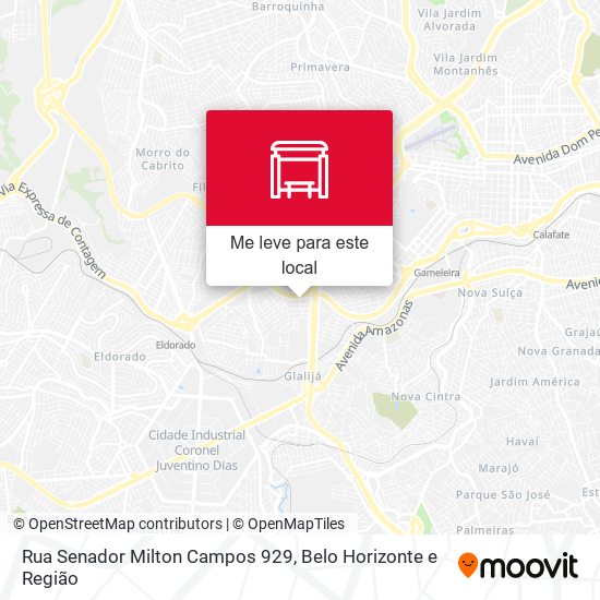 Rua Senador Milton Campos 929 mapa