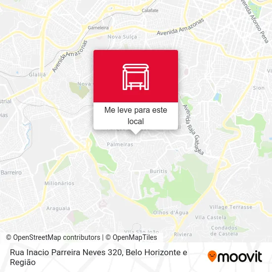 Rua Inacio Parreira Neves 320 mapa