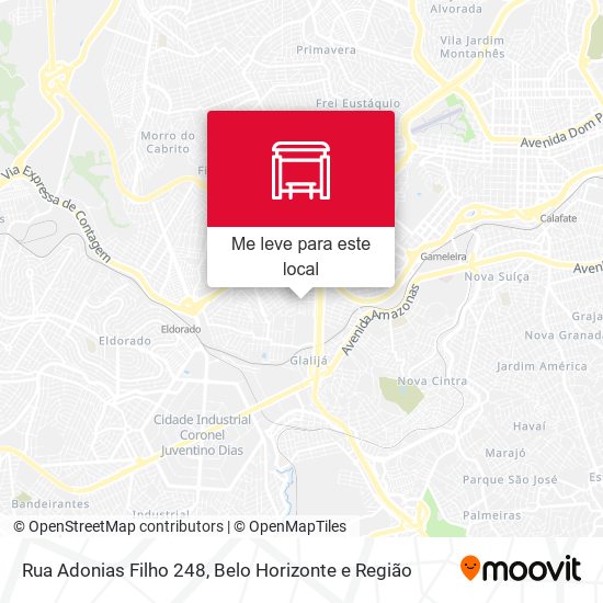 Rua Adonias Filho 248 mapa