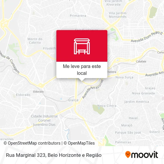 Rua Marginal 323 mapa