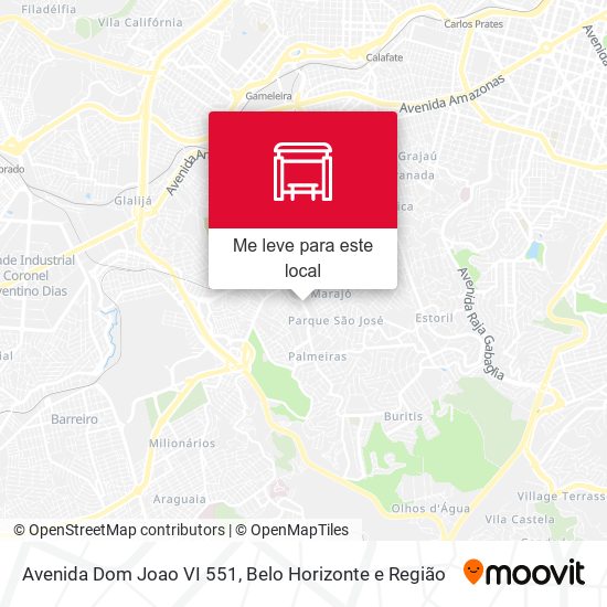 Avenida Dom Joao VI 551 mapa
