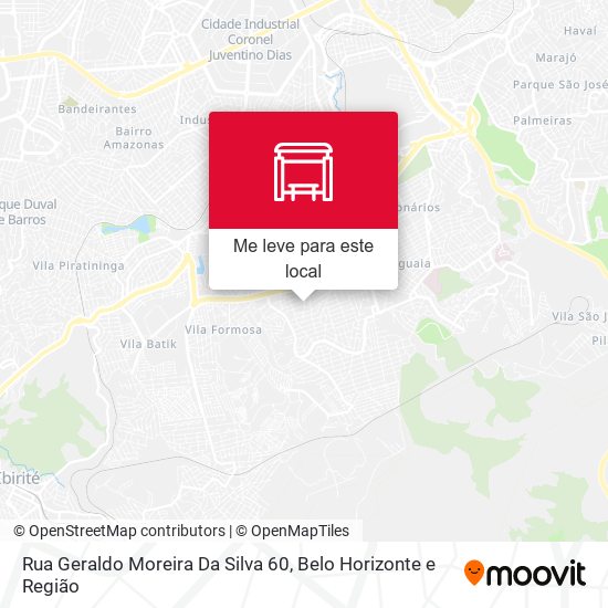 Rua Geraldo Moreira Da Silva 60 mapa
