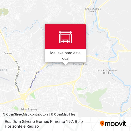 Rua Dom Silverio Gomes Pimenta 197 mapa