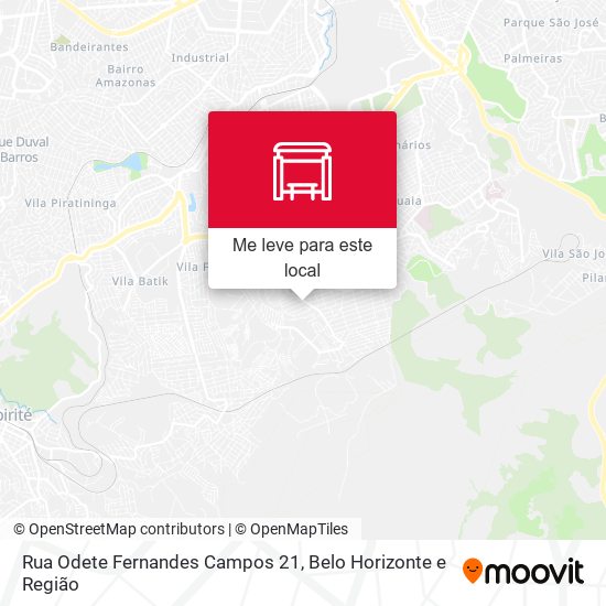 Rua Odete Fernandes Campos 21 mapa