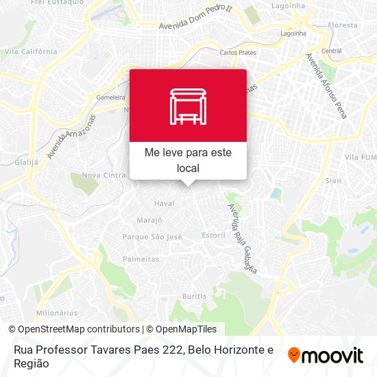 Rua Professor Tavares Paes 222 mapa