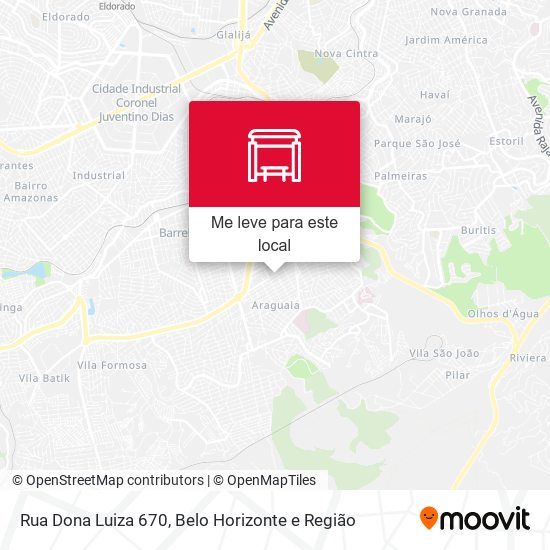 Rua Dona Luiza 670 mapa