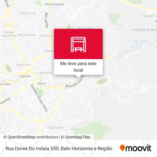 Rua Dores Do Indaia 350 mapa