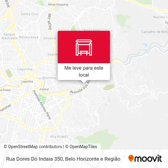 Rua Dores Do Indaia 350 mapa