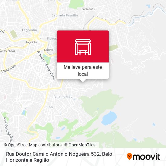 Rua Doutor Camilo Antonio Nogueira 532 mapa