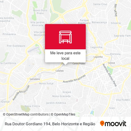Rua Doutor Gordiano 194 mapa