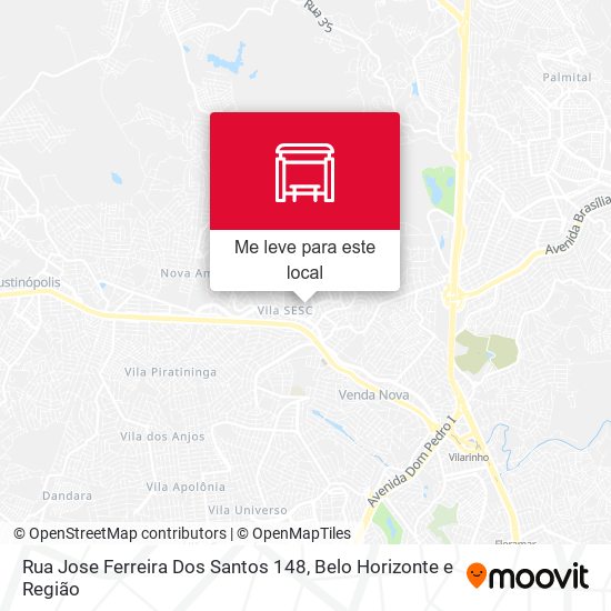 Rua Jose Ferreira Dos Santos 148 mapa