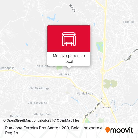 Rua Jose Ferreira Dos Santos 209 mapa