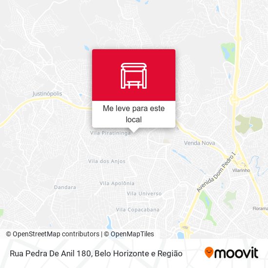 Rua Pedra De Anil 180 mapa