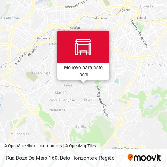 Rua Doze De Maio 160 mapa