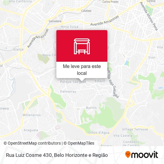 Rua Luiz Cosme 430 mapa