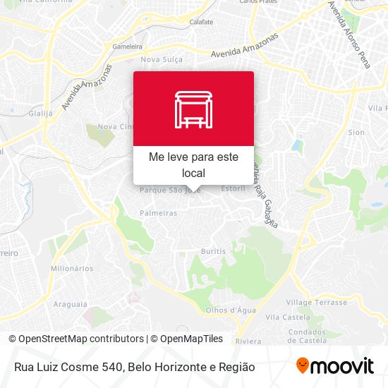 Rua Luiz Cosme 540 mapa