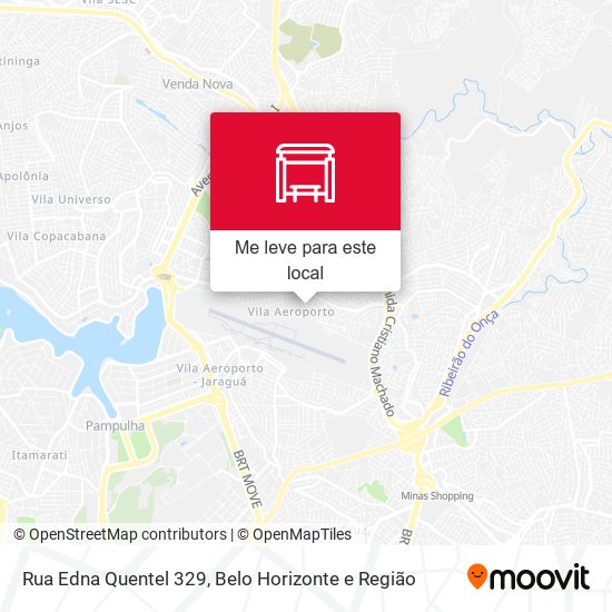 Rua Edna Quentel 329 mapa