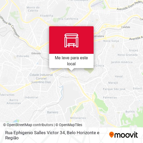 Rua Ephigenio Salles Victor 34 mapa
