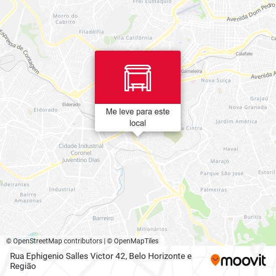 Rua Ephigenio Salles Victor 42 mapa