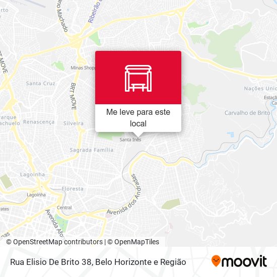 Rua Elisio De Brito 38 mapa