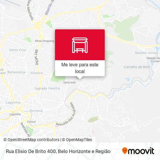 Rua Elisio De Brito 400 mapa