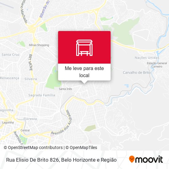 Rua Elisio De Brito 826 mapa