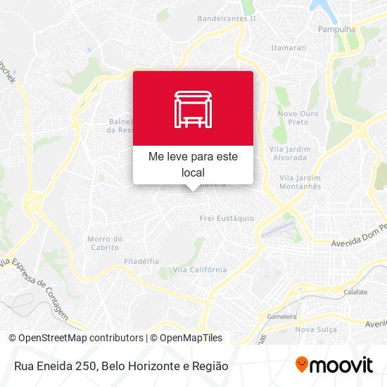 Rua Eneida 250 mapa