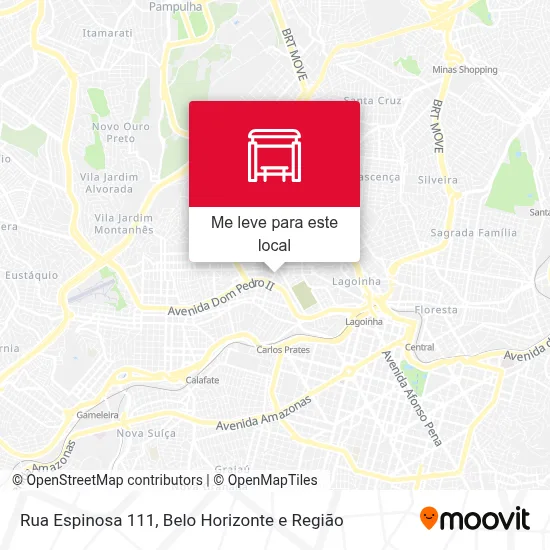 Rua Espinosa 111 mapa