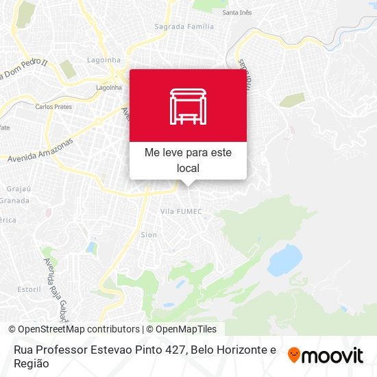 Rua Professor Estevao Pinto 427 mapa