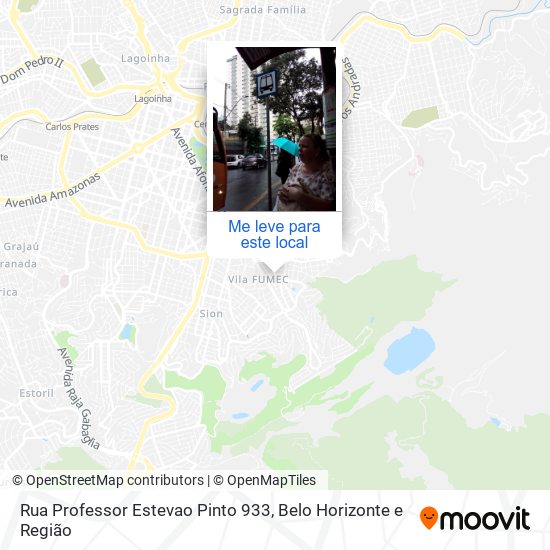 Rua Professor Estevao Pinto 933 mapa