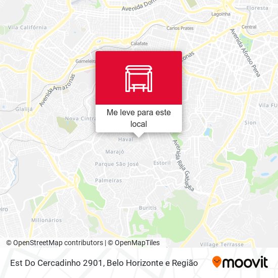 Est Do Cercadinho 2901 mapa