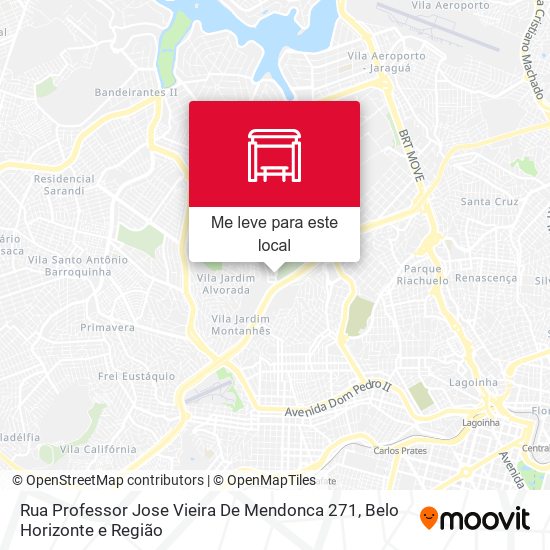 Rua Professor Jose Vieira De Mendonca 271 mapa