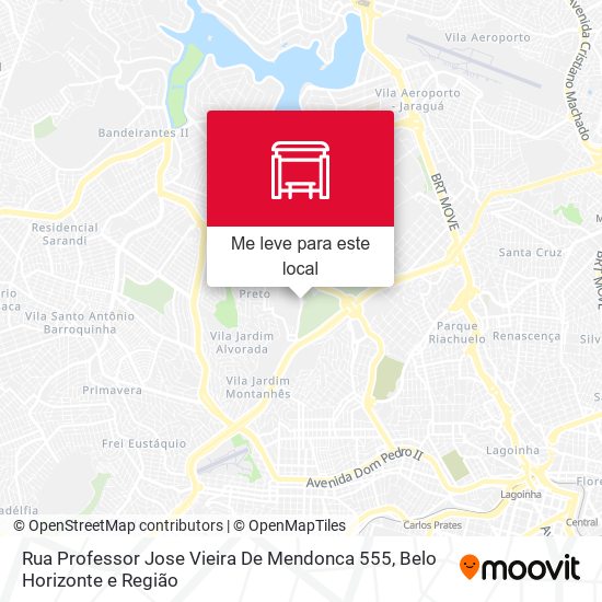 Rua Professor Jose Vieira De Mendonca 555 mapa