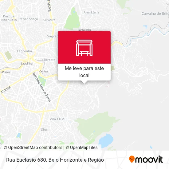 Rua Euclasio 680 mapa