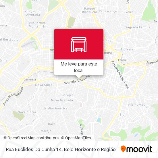 Rua Euclides Da Cunha 14 mapa
