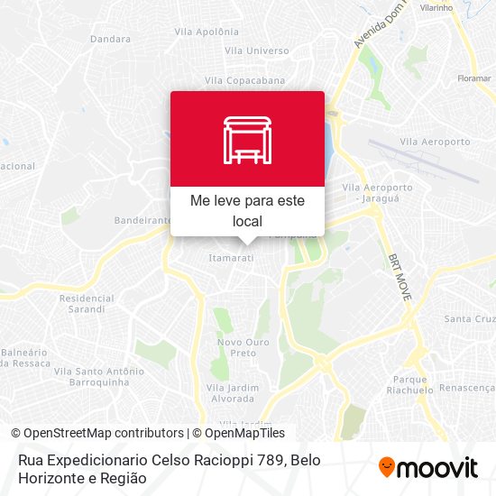 Rua Expedicionario Celso Racioppi 789 mapa