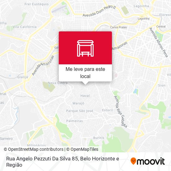 Rua Angelo Pezzuti Da Silva 85 mapa