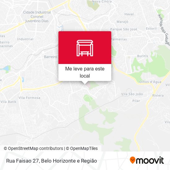 Rua Faisao 27 mapa