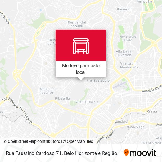 Rua Faustino Cardoso 71 mapa