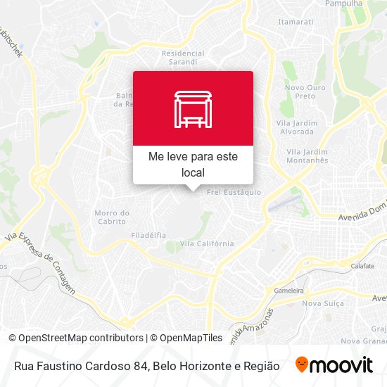 Rua Faustino Cardoso 84 mapa