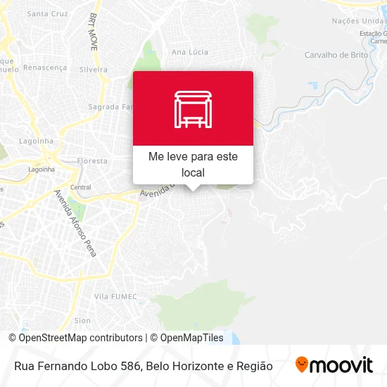 Rua Fernando Lobo 586 mapa